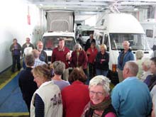 afscheid van de groep